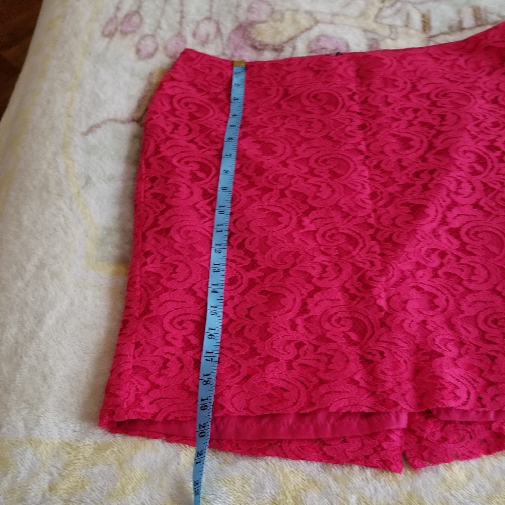 Merona Pink Lace Pencil Skirt - Picture 4 of 8